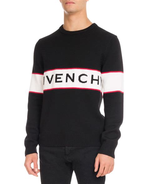 black white and red givenchy sweater|givenchy sweater clearance men.